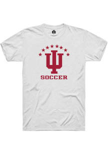 Rally Indiana Hoosiers White Soccer Short Sleeve T Shirt