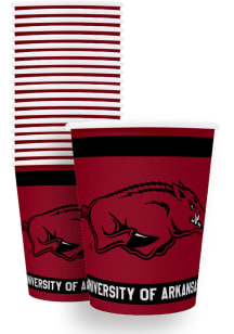Arkansas Razorbacks 12 oz 20 Pack Disposable Cups
