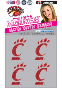 Cincinnati Bearcats 6pk Fandazzler Tattoo