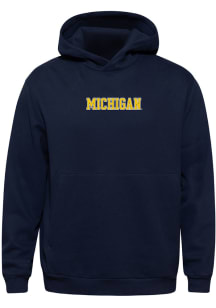 lululemon Michigan Wolverines Mens Navy Blue Steady State Hoodie Long Sleeve Hoodie