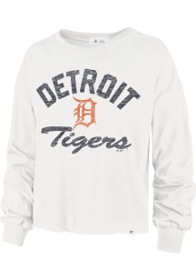 47 Detroit Tigers Womens White Parkway Arch LS Tee