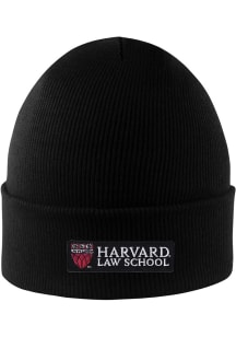 LogoFit Harvard Crimson Black North Pole Mens Knit Hat