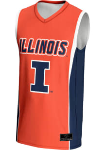 ProSphere Illinois Fighting Illini Youth Rival Orange Basketball Jersey