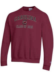 Champion South Carolina Gamecocks Mens Garnet Font Class of 2026 Powerblend Long Sleeve Crew Sweat..
