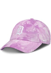 Nike Detroit Tigers Pink Mother's Day Tie Dye Club Unstructured W ADJ Womens Adjustable Hat