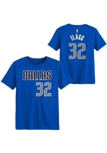 Cooper Flagg  Dallas Mavericks Boys Blue Flat NN Short Sleeve T-Shirt