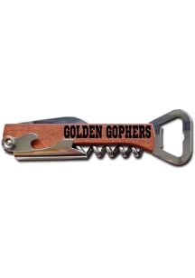 Minnesota Golden Gophers Wood Wine Key  Utensils