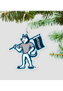 UConn Huskies Jonathan Flag Ornament - Navy Blue