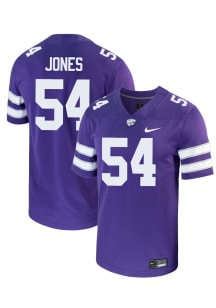 Keiton Jones  Nike K-State Wildcats Purple NIL Name And Number Football Jersey
