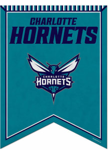 Charlotte Hornets 18x24 Banner - White