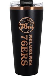 Philadelphia 76ers 32oz Big Slim Stainless Steel Tumbler - Black