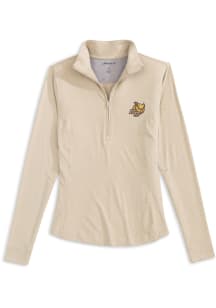 Johnnie O Rowan University Womens White Susie Flying Owl Qtr Zip Elevated