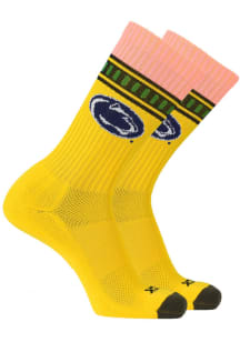 Penn State Nittany Lions White Pencil Youth Crew Socks