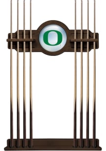 Oregon Ducks Solid Wood Cue Rack Pool Table