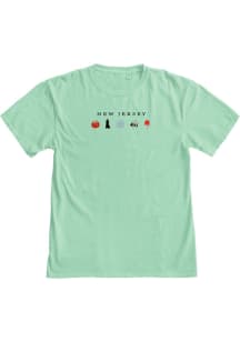 Blue 84 New Jersey Green Iconic Icons Short Sleeve Fashion T Shirt