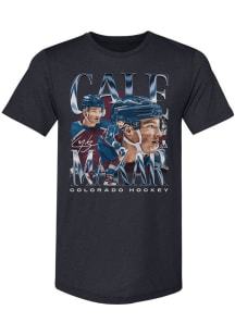 Cale Makar Colorado Avalanche Navy Blue Vintage Short Sleeve Fashion Player T Shirt