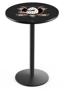 Anaheim Ducks Black Round Base Pub Table