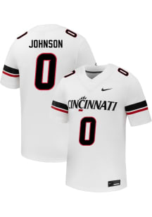 Isaiah Johnson  Nike Cincinnati Bearcats White Football NIL Name And Number Football Jersey