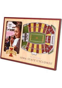 Iowa State Cyclones 4x6 Sadium View Picture Frame - Cardinal