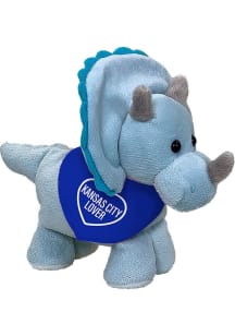 Kansas City Lover Triceratops 6" Plush - Blue