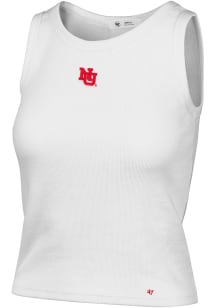 47 Nebraska Cornhuskers Womens White Uplift Tank Top