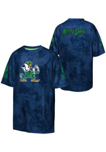 Notre Dame Fighting Irish Youth Navy Blue Off-Side Short Sleeve T-Shirt