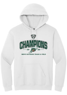 Summit Sportswear Ohio Bobcats Mens White MAC 2026 Men's Outdoor Track & Field Champions Long Slee..