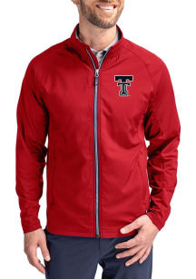 Cutter and Buck Texas Tech Red Raiders Mens Red Adapt Eco Medium Weight Jacket