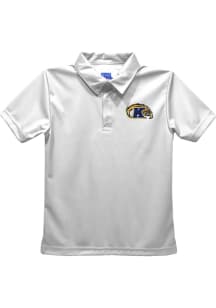 Vive La Fete Kent State Golden Flashes Toddler White Team Short Sleeve Polo Shirt