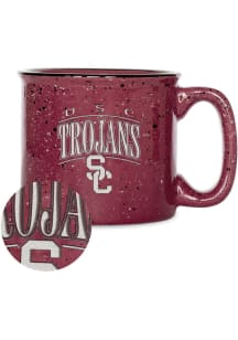 USC Trojans Tribute Campfire Ceramic Mug - Cardinal