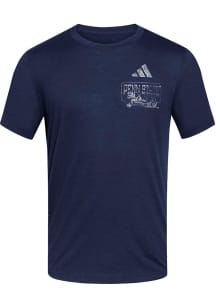 Adidas Penn State Nittany Lions Navy Blue Dear Old State Hyperlocal Short Sleeve T Shirt