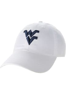 Legacy West Virginia Mountaineers EZA Twill Adjustable Hat - White