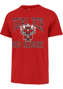 47 Texas Tech Red Raiders Red Masked Rider Big Ups Franklin Short Sleeve Fashion T Shirt