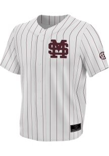 ProSphere Mississippi State Bulldogs Youth White Pinstripe Interlock Jersey