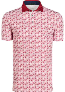 Greyson Indiana Hoosiers Mens White Den of Thieves Short Sleeve Fashion Polo