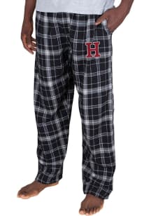 Concepts Sport Harvard Crimson Mens Black Block H Sleep Pants