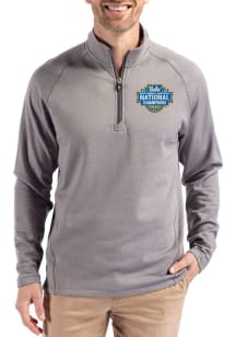 Cutter and Buck UCLA Bruins Mens Graphite 2026 WBB Champions Pehastin Long Sleeve Qtr Zip Pullover