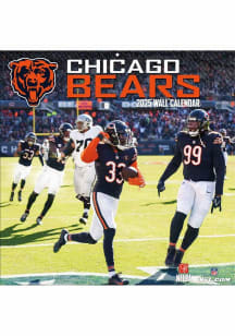 Chicago Bears 2025 Calendar, 12-Month Format Design Calendar