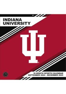Indiana Hoosiers 2025 Calendar, 16-Month Format Calendar