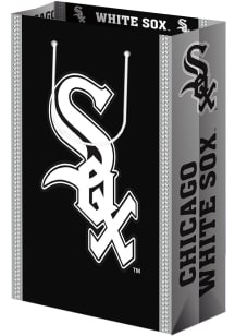 Chicago White Sox 9x13 Matte Black Gift Bag