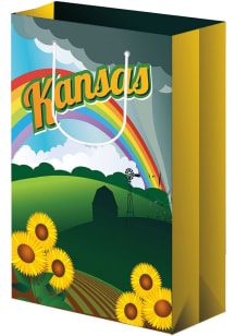 Kansas Kansas Scenic Black Gift Bag