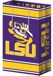 LSU Tigers 9x13 Matte Purple Gift Bag