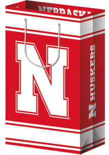 Nebraska Cornhuskers 9x13 Matte Red Gift Bag
