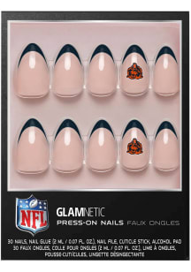 Chicago Bears Glamnetic Press On Nails Cosmetics