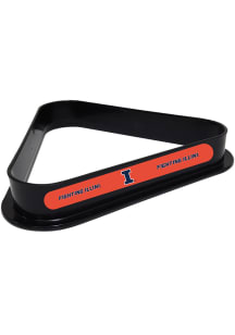 Illinois Fighting Illini Team Logo Billiard Ball Rack