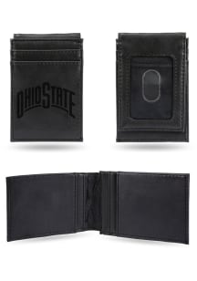 Ohio State Buckeyes Laser Engraved Mens Bifold Wallet