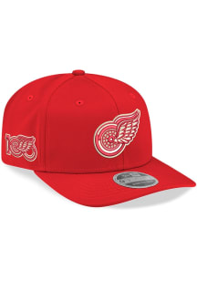New Era Detroit Red Wings Centennial 9SEVENTY Stretch Snap Adjustable Hat - Red