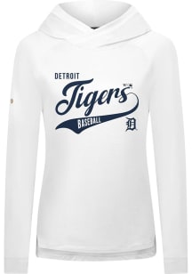 Levelwear Detroit Tigers Womens White Slender Glide Pullover
