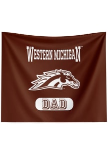 Western Michigan Broncos Dad 34x40 Tapestry Blanket