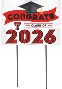 Texas Tech Red Raiders KH Sports Fan Class of 2026 Yard Sign - Red